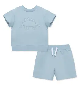 Little Me Dino 2pc Short Set
