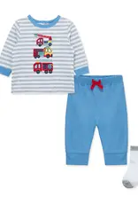 Little Me Firetrucks Jogger Set