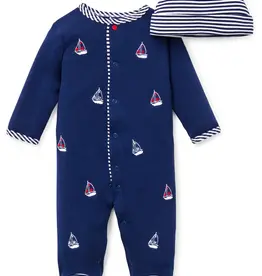 Little Me Sailor Footie w/Hat