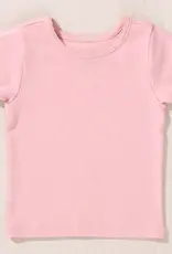Pink Chicken short sleeve seesaw rib t-shirt pink