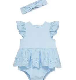 Little Me Breeze Eyelet Bubble Set