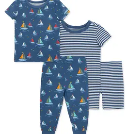 Little Me Sailboat 4pc PJ Set
