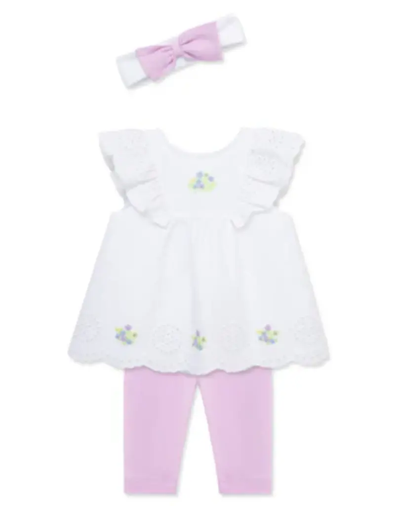 Little Me Sweet Eyelet Set