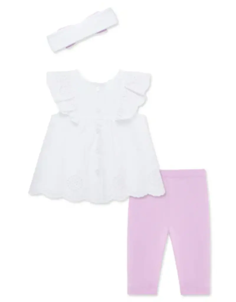 Little Me Sweet Eyelet Set
