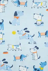 Little Me Puppy Zip Front Romper