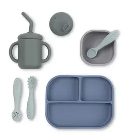 Bella Tunno Learn to Eat Beginner Bundle Ocean Tide