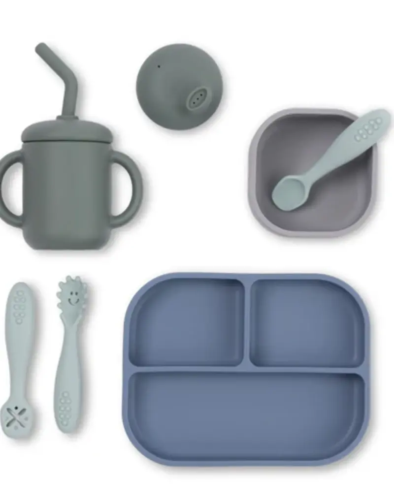 Bella Tunno Learn to Eat Beginner Bundle Ocean Tide