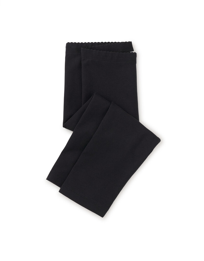 Tea Collection Solid Capri Leggings Jet Black