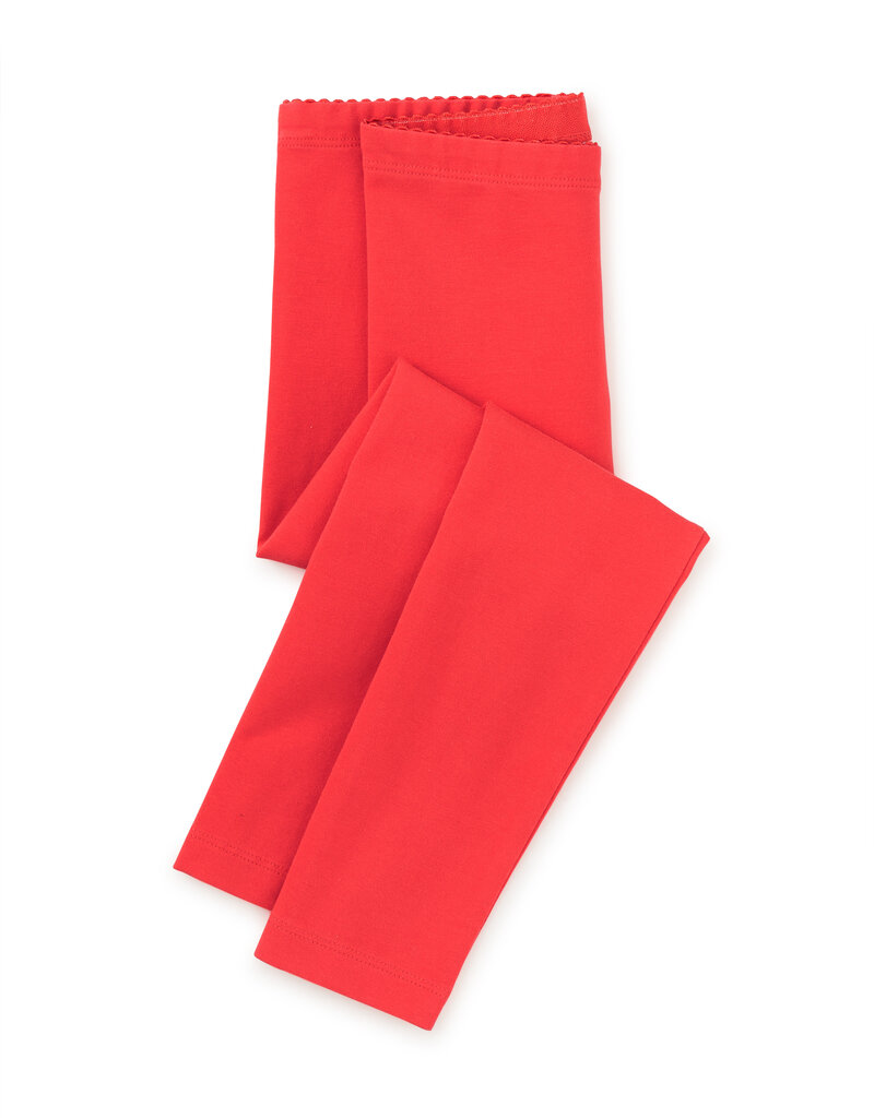 Tea Collection Solid Leggings Scarlet