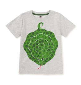 Tea Collection Anaconda Graphic Tee Light Grey