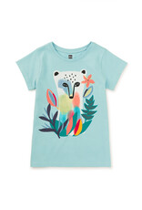 Tea Collection Coati Double-Sided Graphic Canal Blue