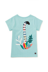 Tea Collection Coati Double-Sided Graphic Canal Blue