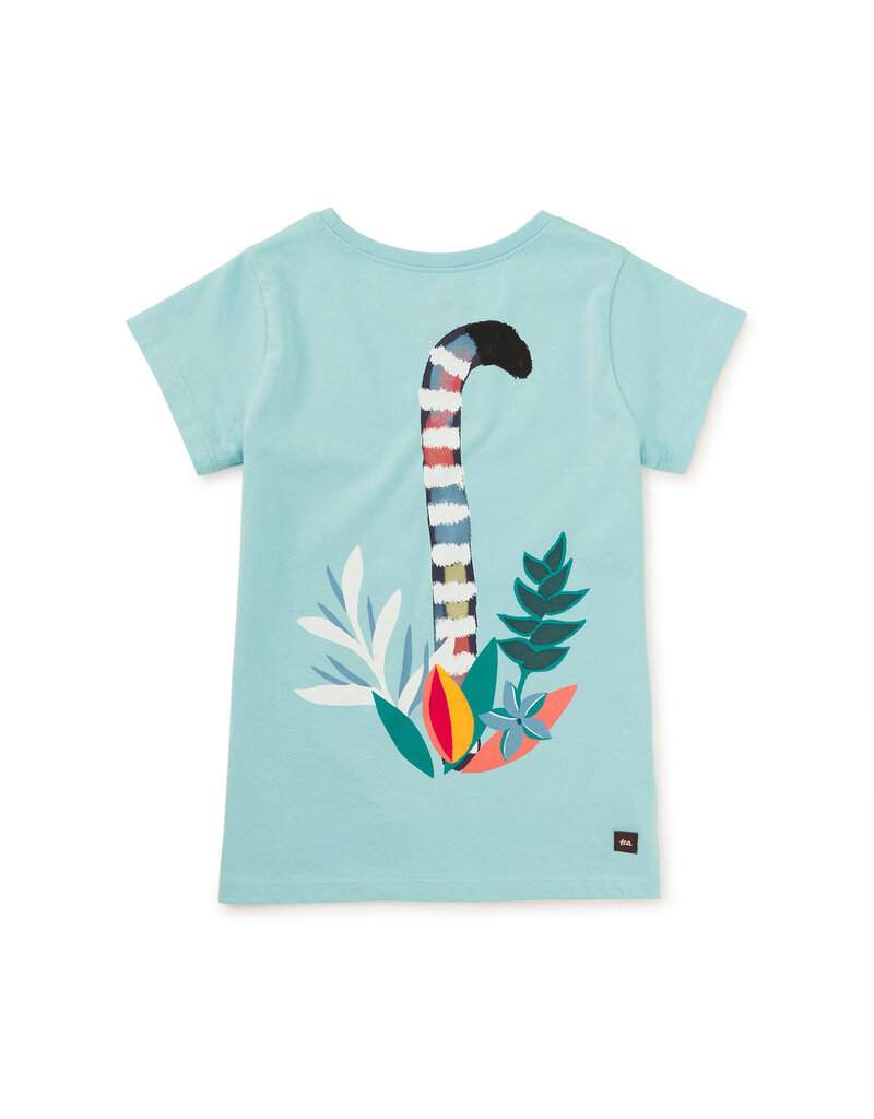 Tea Collection Coati Double-Sided Graphic Canal Blue