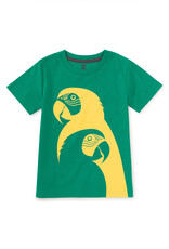 Tea Collection Macaw Party Graphic Tee Viridis