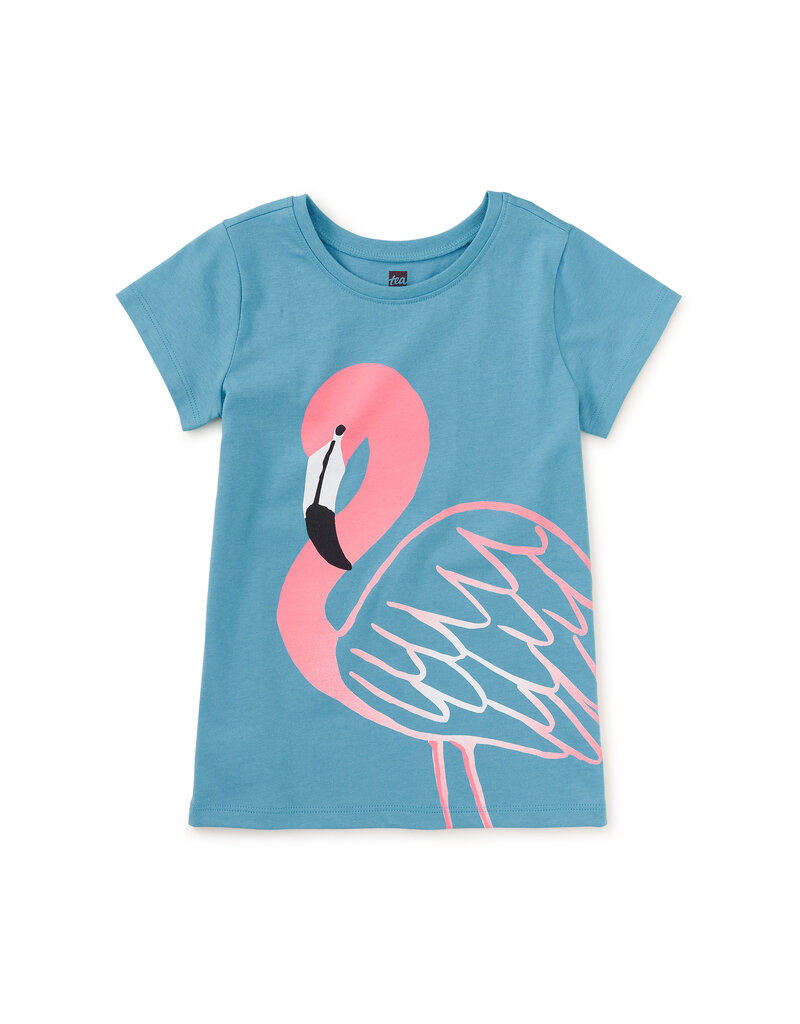 Tea Collection Fun Flamingo Graphic Tee Seashore
