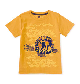 Tea Collection Radiated Tortoise Graphic Topaz