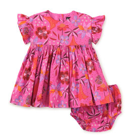 Tea Collection Ruffle Sleeve Baby Dress Set Brazilian
