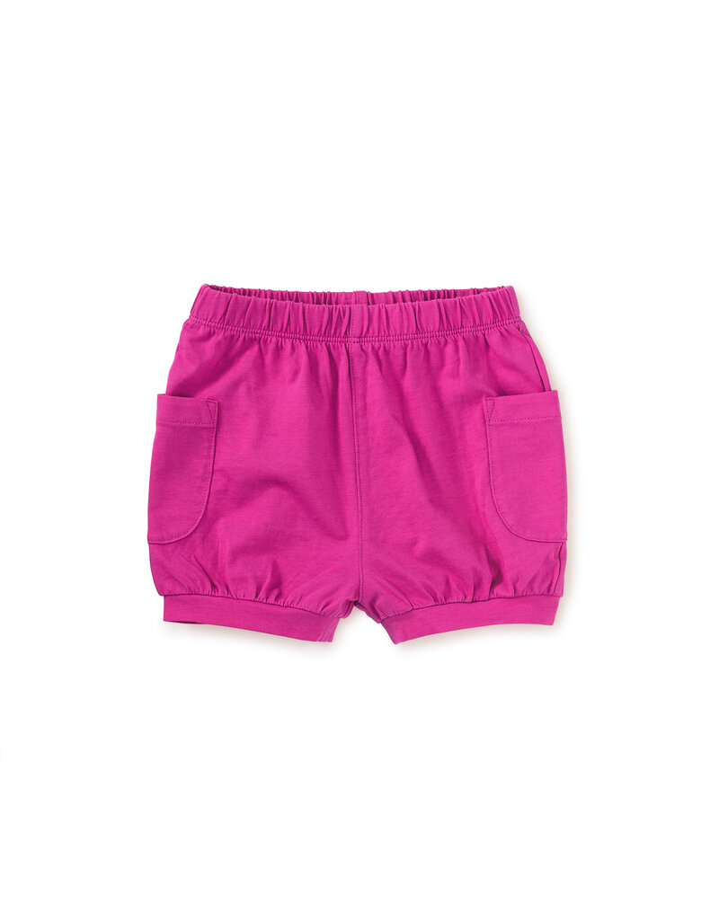 Tea Collection Bubble Pocket Baby Shorts Flambe