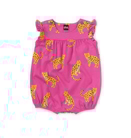 Tea Collection Flutter Baby Romper Sweet Jaguars