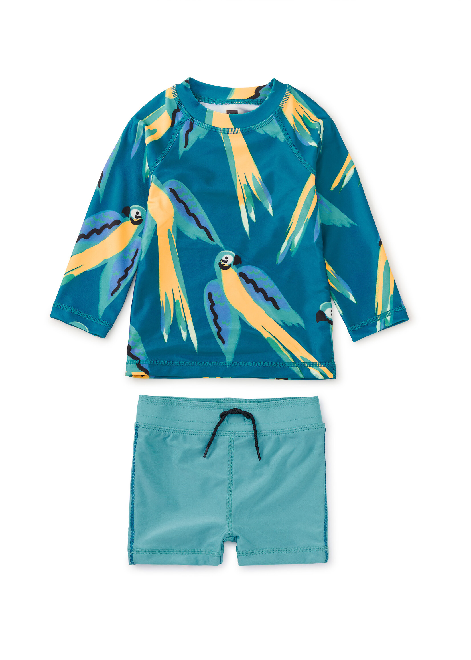Tea Collection Rash Guard Baby Swim Set Tiled Turtles