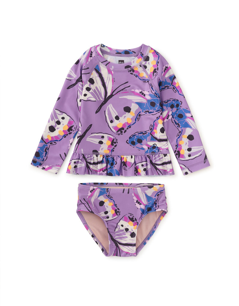 Tea Collection Rash Guard Baby Swim Set Carnival Butterfly