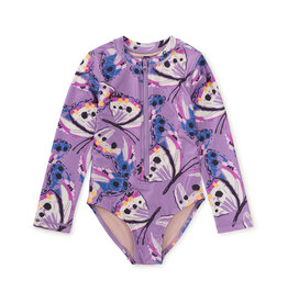 Tea Collection Long Sleeve One-Piece Carnival Butterfly