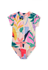Tea Collection Rash Guard One-Piece Parakeet