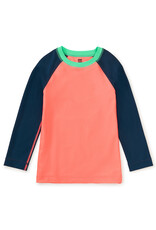 Tea Collection Long Sleeve Rash Guard Peach