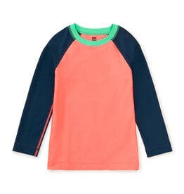 Tea Collection Long Sleeve Rash Guard Peach