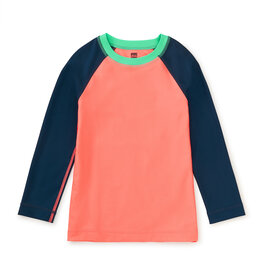 Tea Collection SALE Long Sleeve Rash Guard Peach