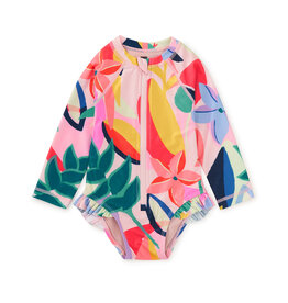Tea Collection Rash Guard Baby Swimsuit Parakeet