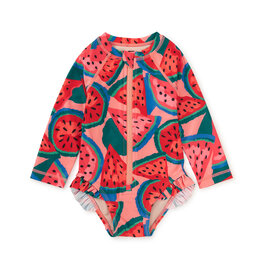 Tea Collection Rash Guard Baby Swimsuit Wiggly Watermelons