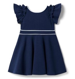 Janie and Jack SALE Navy Ponte Dress