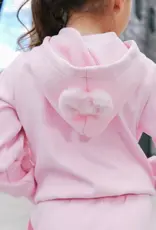 Pinkie Velour Bow Track Set
