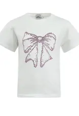 Lola and the Boys Crystal Bow T-shirt