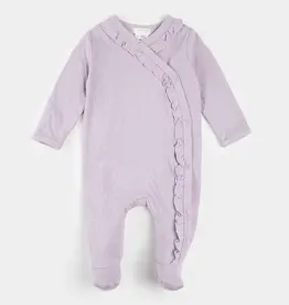 Petit Lem FOOTED SLEEPER KNIT LT PURPLE