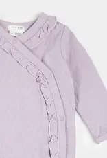 Petit Lem FOOTED SLEEPER KNIT LT PURPLE