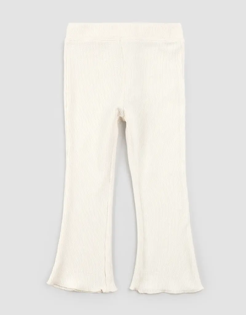 miles the label Birch Flared Waffle Pants