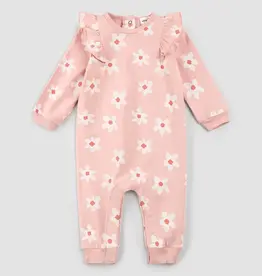 miles the label Pixelated Daisies on Rose Zipsuit