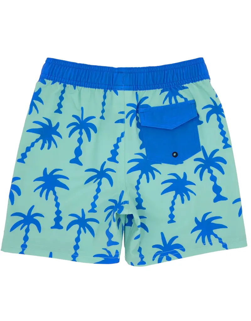 Feather 4 Arrow Wavy Palm Boardshort Beach Glass