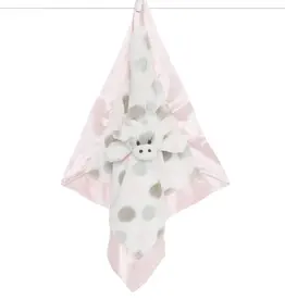 Little Giraffe Little G Animal Blanky Luxe Dot Pink