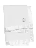 Little Giraffe Luxe Baby Blanket White