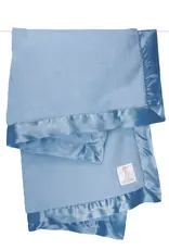 Little Giraffe Luxe Baby Blanket Cornflower