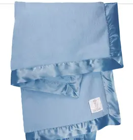 Little Giraffe Luxe Baby Blanket Cornflower