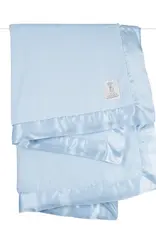 Little Giraffe Luxe Baby Blanket Blue
