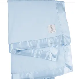 Little Giraffe Luxe Baby Blanket Blue