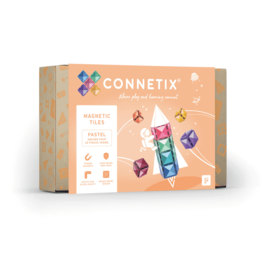 Connetix Pastel Square Pack 40pc Orange