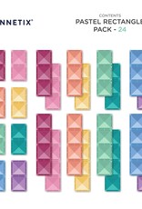 Connetix Pastel Rectangle Pack 24pc Light Teal