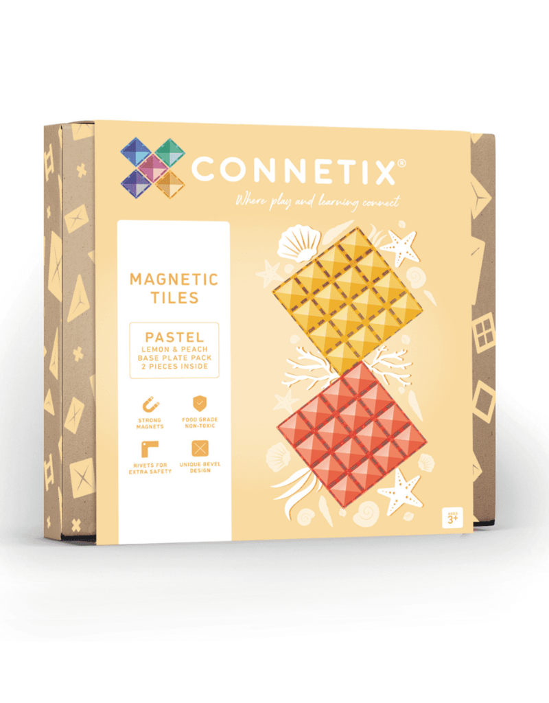 Connetix Pastel Pink Berry Base Plate 2pc