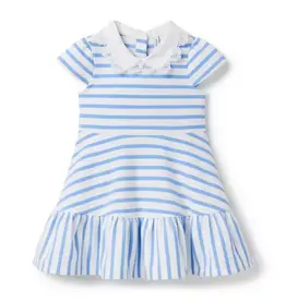 Janie and Jack SALE Day Trip Blue Stripe Dress